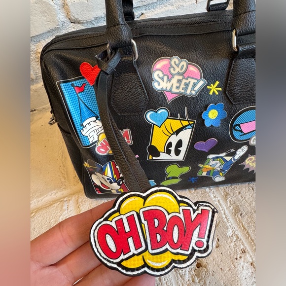 Disney Parks Comic Pop Oh Boy Purse Crossbody Bag Mickey...